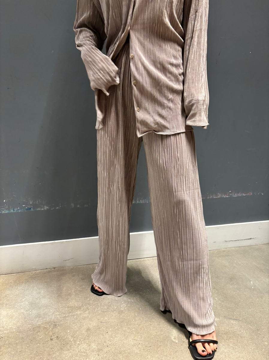 PLEATS WIDE PANTS – ALAND USA