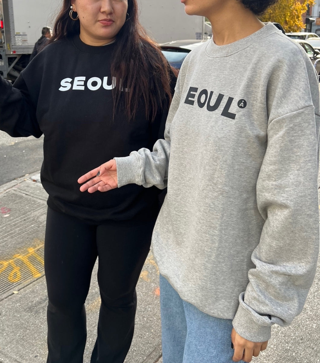 ★韓国人気★LOOKPLE★LOOK GREENLAND OVER SWEATSHIRT ☆韓国人気☆LOOKPLE☆LOOK GREENLAND OVER SWEATSHIRT