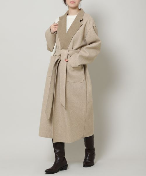 BELT SET LONG COAT – ALAND USA