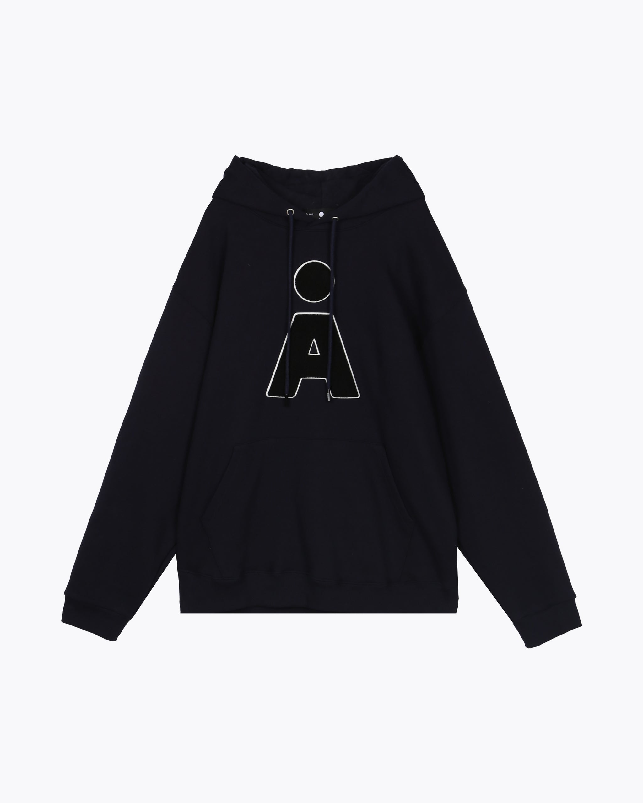 ALAND A LOGO BOUCLE HOODY – ALAND USA