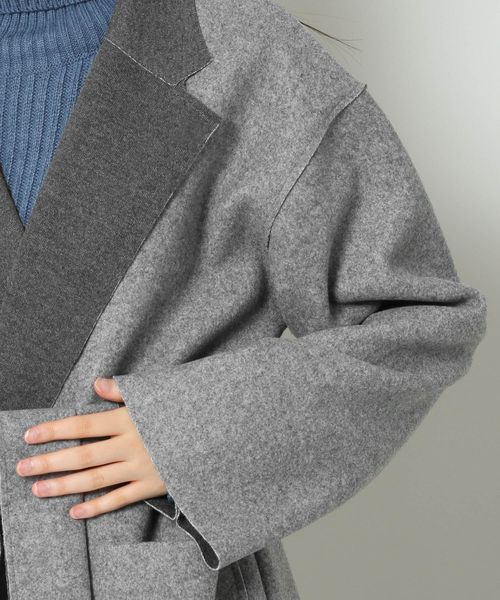 BELT SET LONG COAT – ALAND USA