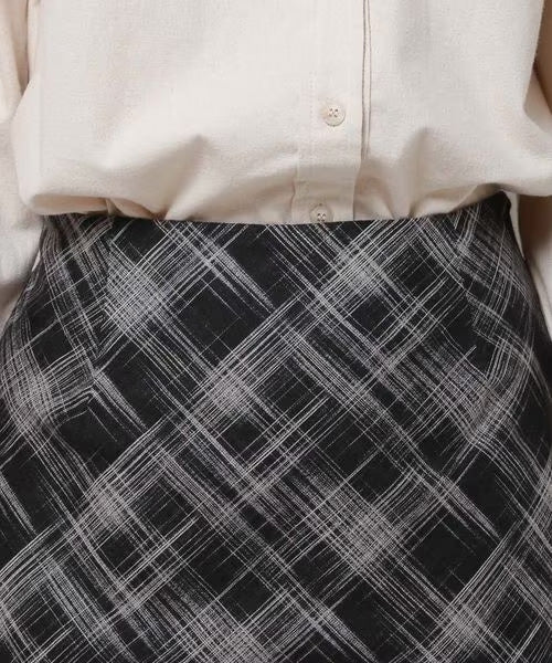 CHECK MINI SKIRT – ALAND USA