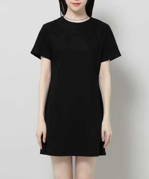 CUTE HALF SLEEVE MINI DRESS CUTE HALF SLEEVE MINI DRESS / Black / Free (ONE SIZE) CUTE HALF SLEEVE MINI DRESS CUTE HALF SLEEVE MINI DRESS / Black / Free (ONE SIZE)