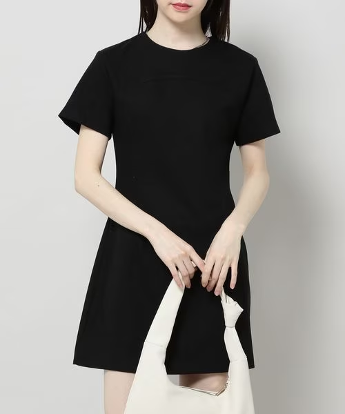 CUTE HALF SLEEVE MINI DRESS ALAND USA CUTE HALF SLEEVE MINI DRESS ALAND USA