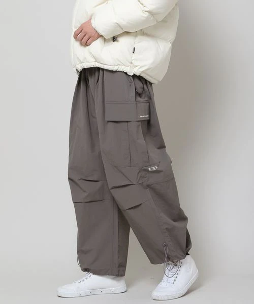NYLON WIDE BALLON PANTS – ALAND USA NYLON WIDE BALLON PANTS – ALAND USA